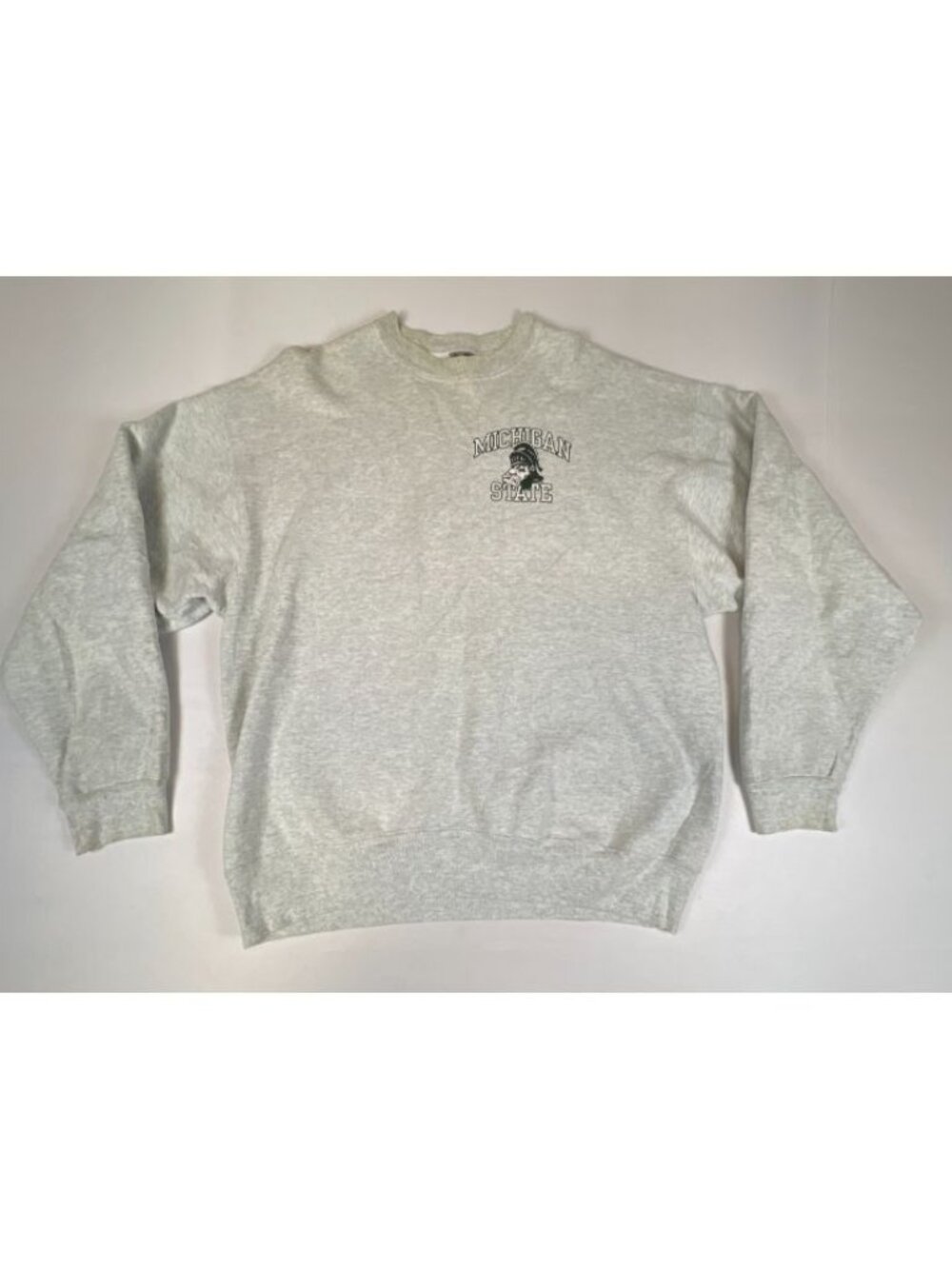 Vintage Fruit of the Loom Michigan State Sweatshirt Men's XL Made in USA Gray